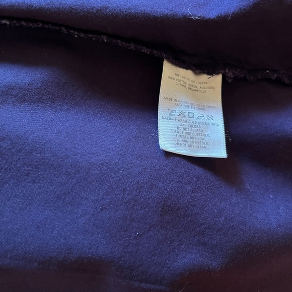 SOLD - On another Platform! Maeve Anthropologie Navy Polka Dot Tunic Shirt - Picture 7 of 11